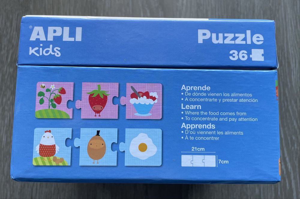 Puzzle - De onde vêm os alimentos