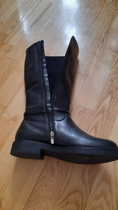 buty skórzane czarne 41/42