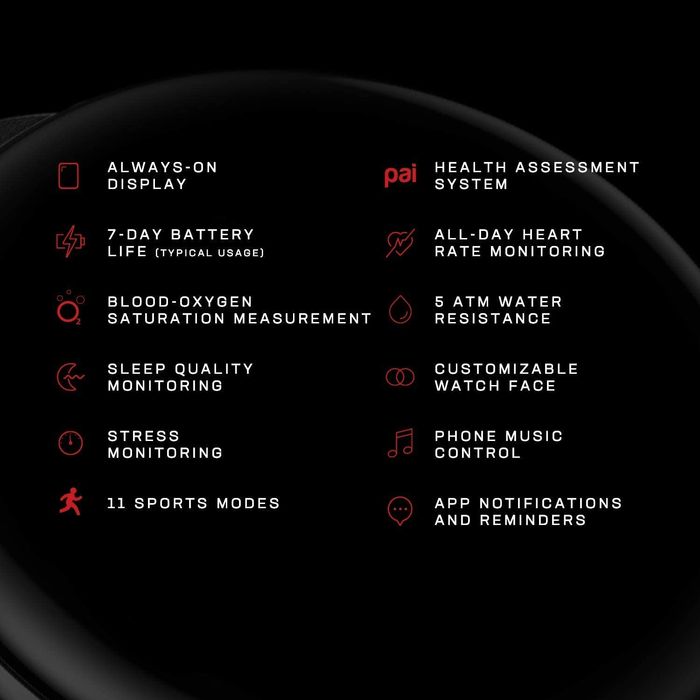 Sealed! Amazfit Zepp E Square 43mm A1958 Onyx Black Smartwatch64551972606337121