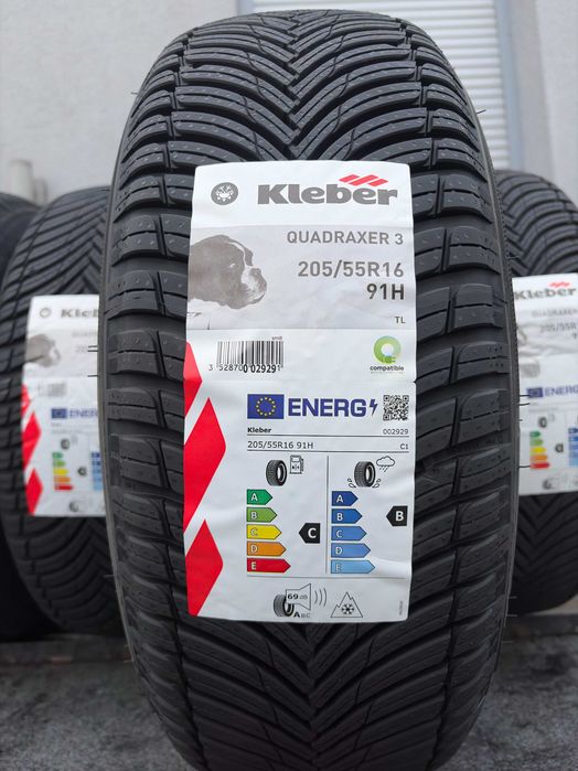 4szt Nowe całoroczne 205/55R16 Kleber Quadraxer3 2026rok! C,B,69db gwa