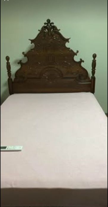 Mobília de quarto vintage,  completa em mogno