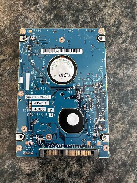 жёсткий диск ноутбука HDD Fujitsu MHV2060BH 60GB SATA 2.5 (неисправен)