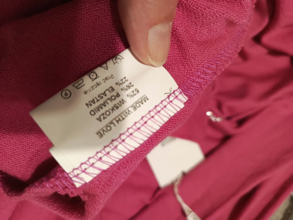 Sweter minouu różowy nowy