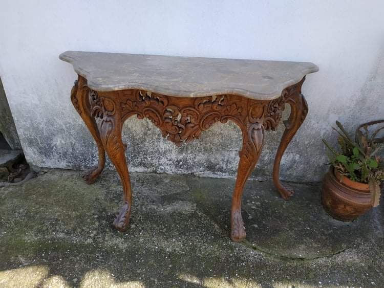 Aparador com  espelho antigo