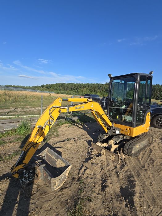 Minikoparka  Włoska Kato  19 VXT  1.8 t (nie cat, kubota, bobcat,komatsu)