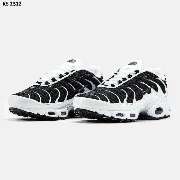 Кросівки Nike Air Max TN Plus White Black. Арт: KS 2312