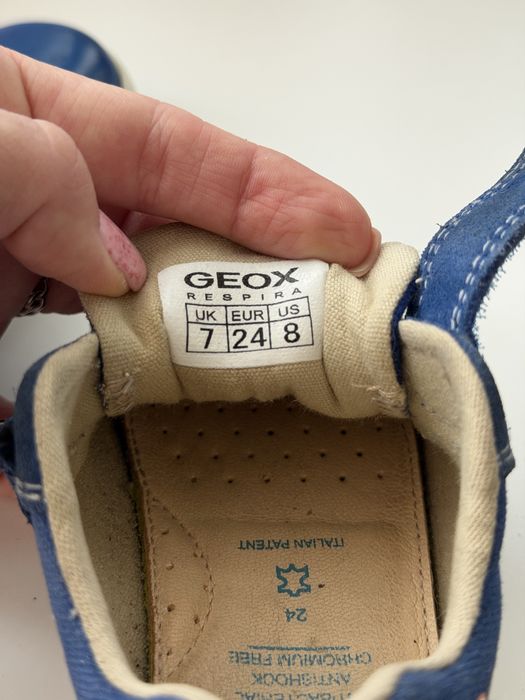 Кеди, кросівки Geox 24 р оригінал дитячі як нові для хлопчика