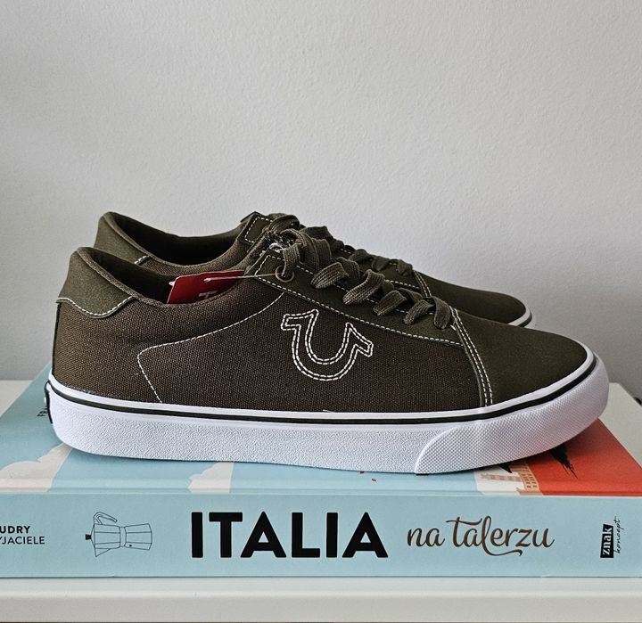 Nowe True Religion tenisówki 42,5 buty khaki skate USA sportowe buty
