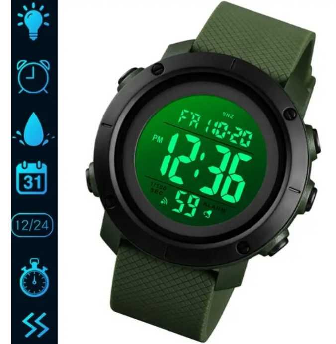 Zegarek męski SKMEI1426 elektroniczny metronom kompas bluetoot ttst496