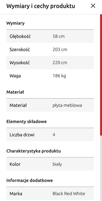 Szafa Frija BRW.