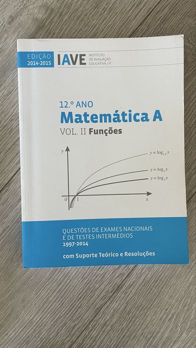 Livros preparação exame nacional Matemática A (10º, 11º e 12º)