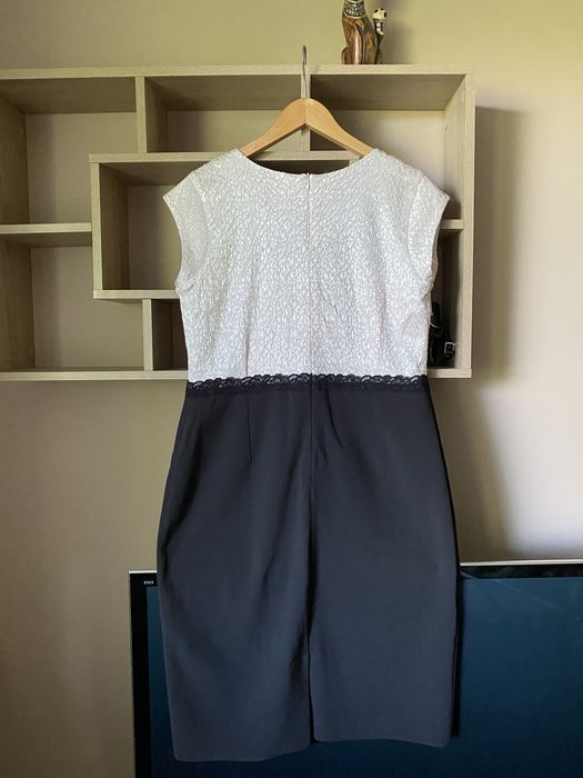 Sukienka wizytowa koronka wesele size plus XXL 44