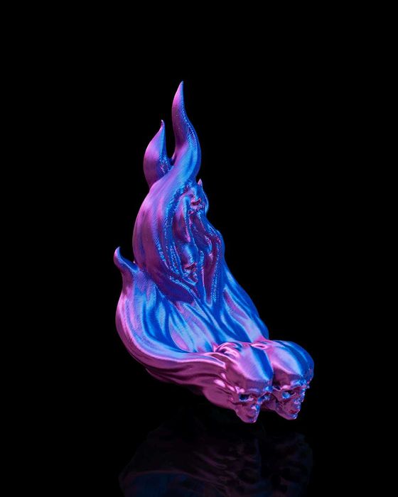 Zmiennobarwny Ścienny Uchwyt na Słuchawki "Dark Ember"