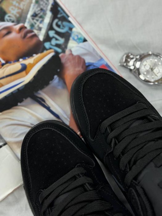 Топ Якість! Кросівки Nike Sb Dunk Total Black • Найк Данк (чорні), nike dunk