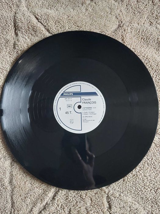 Vinyl Claude François "J'attendrais "