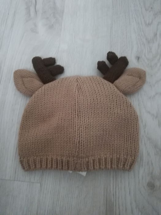 Czapka świąteczna, reniferek. Nowa.