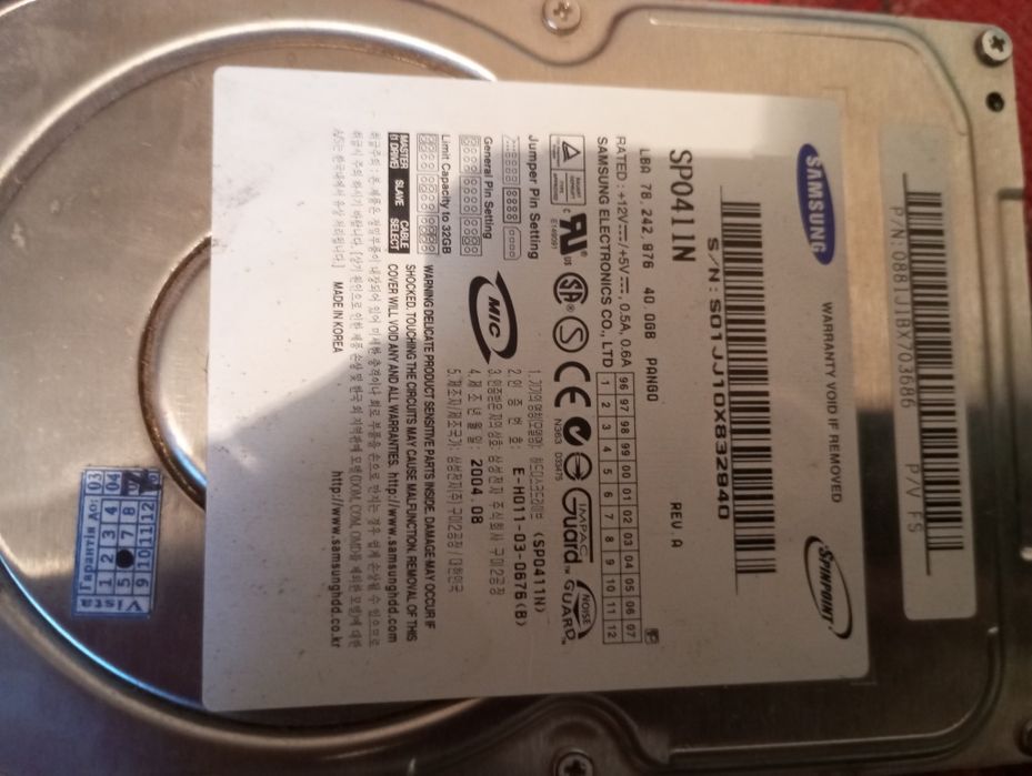 Продам  жесткий диск