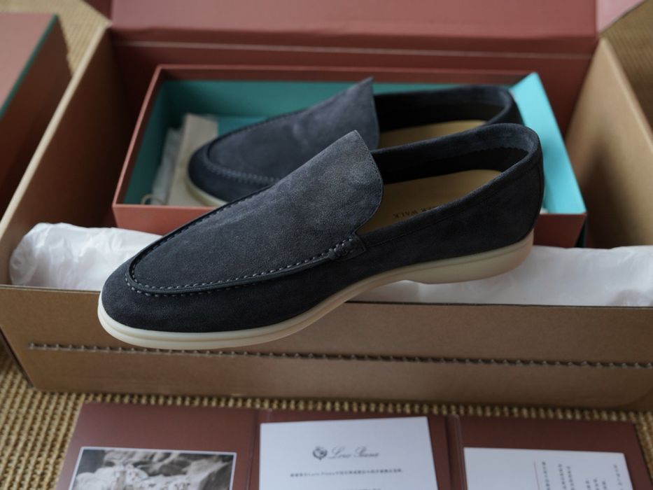 Люкс якість. Чоловічі лофери Loro Piana розмір 43 44 caviar