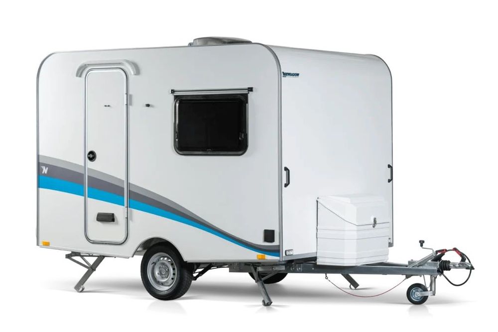 Niewiadów NTL-Lazur  ATRAKCYJNA OFERTA! Przestrzenna lekka przyczepa dla 2/3 osób! DMC 750