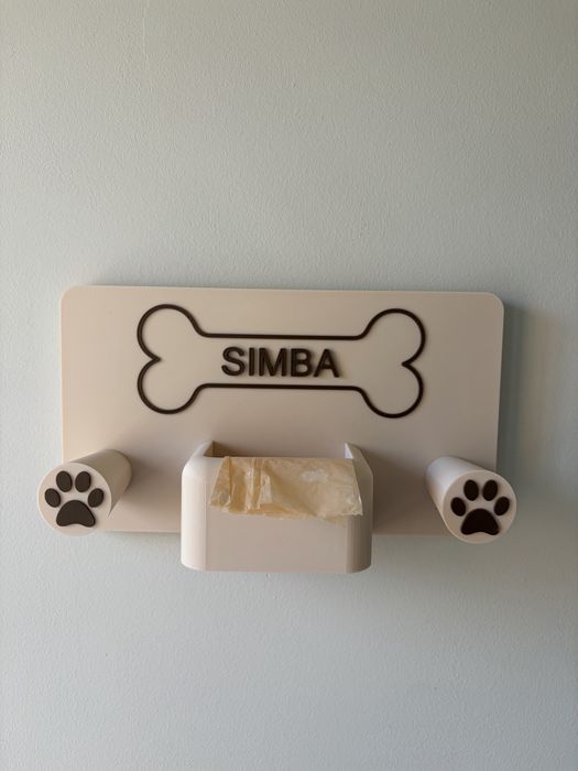 Suporte Personalizado para Trela de Cão