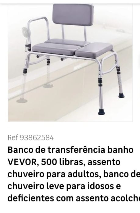 Suporte de banco para dar banho