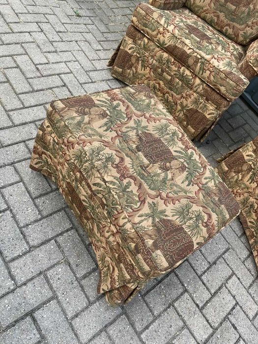 Sofá cadeirão Poltrona Vintage Americano