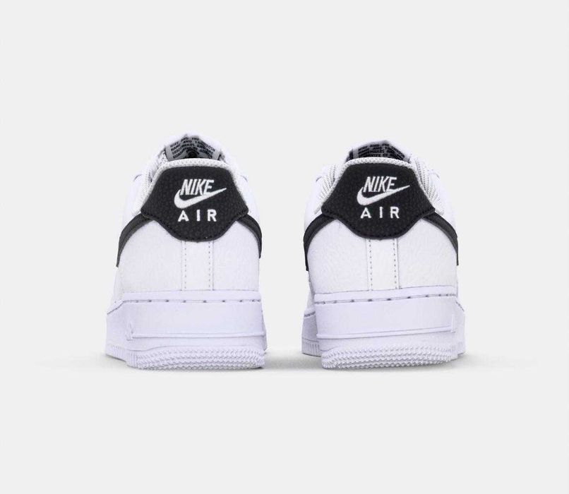 Nike air force 1 białe czarne 45