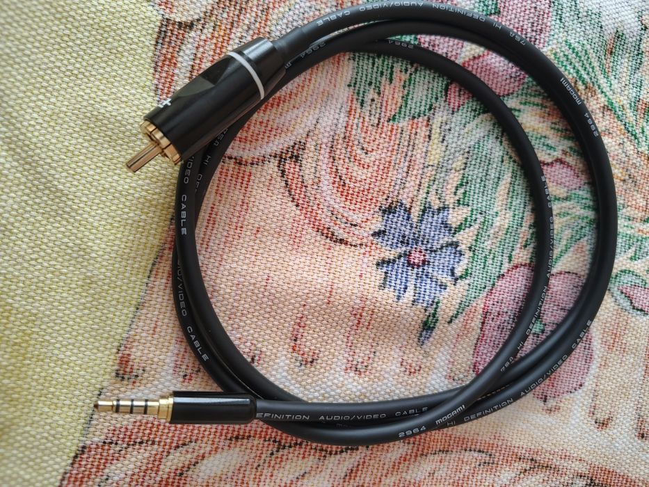 Цифровий коаксіальний кабель Mogami 2964 (RCA Pailiccs — 3.5 mm Sennheiser), 1 м для Shanling