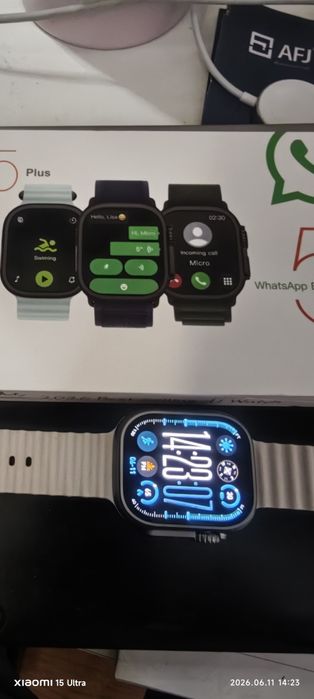 Smartwatch com tela Amoled, parecido com Apple wacth