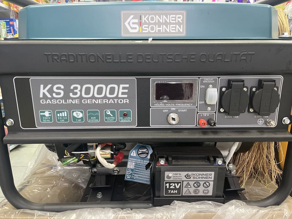 Генератор Бензиновый Konner&Sohnen KS 3000E