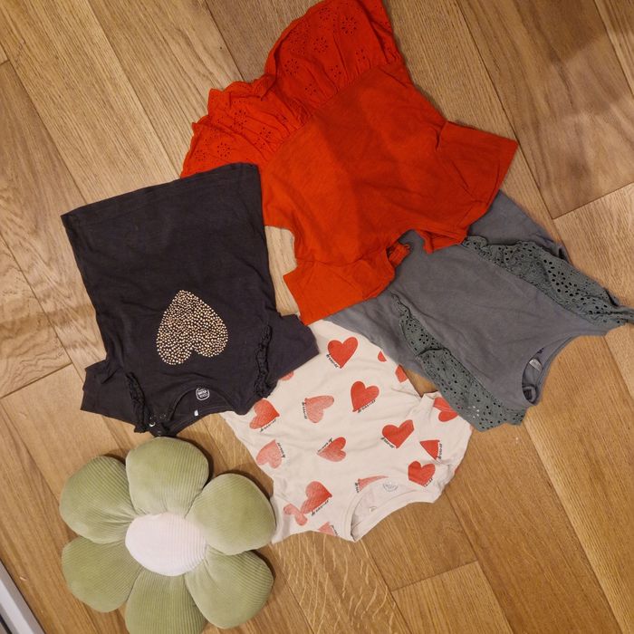 Koszulki dla dziewczynki r.80/86