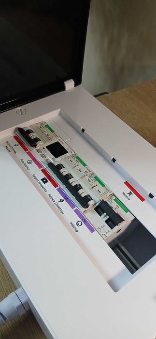 Щит ДБЖ АВР під інвертор EcoFlow то силові дроти до АКБ