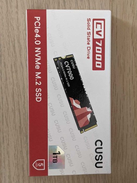 SSD 1Tb 7300MB/s, NVMe PCIe 4.0, 2280, CV7000