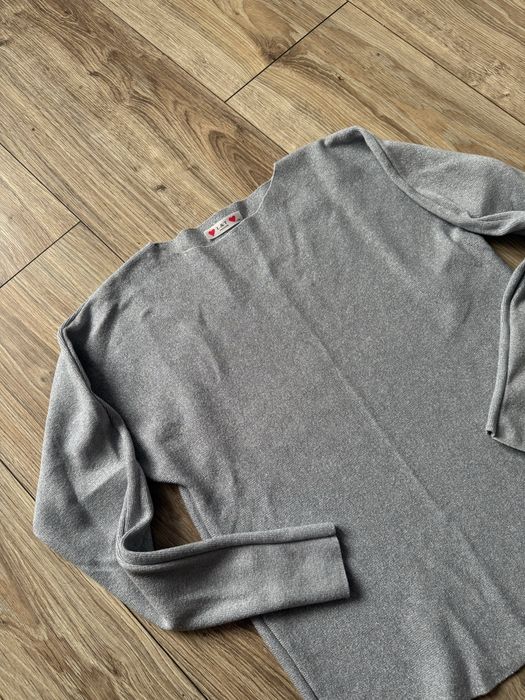 piekna kobieca bluzka, nowa, srebrna nitka, polyskujaca, unikat, L/XL