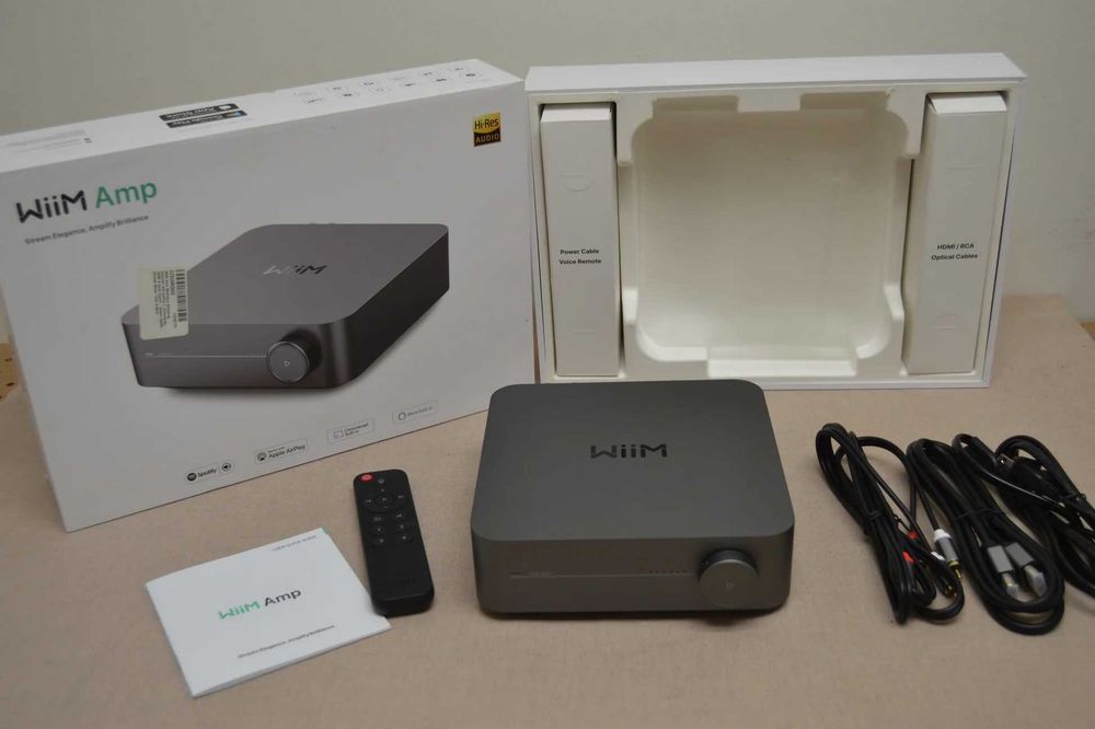 Wiim Amp - Amplificador integrado com streaming