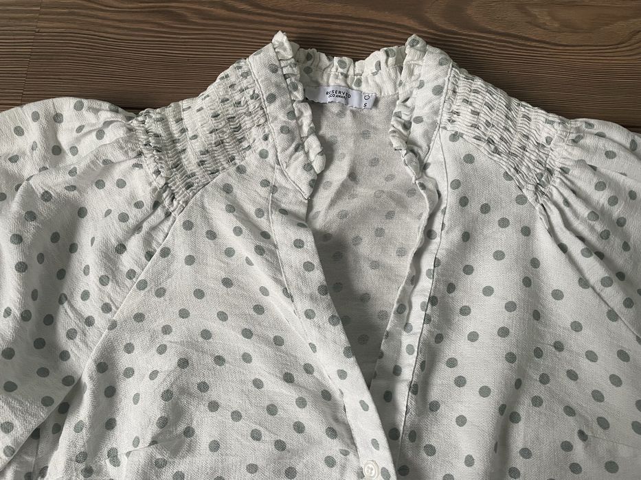 Reserved sliczna bluzka kropki 38 nowa!