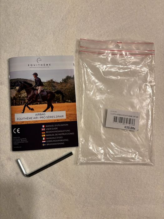 Colete airbag Equitação Equi Théme Pro Series Zip air