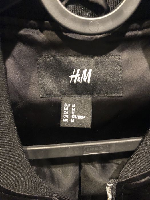 Czarna bomberka H&M • klasyczna •