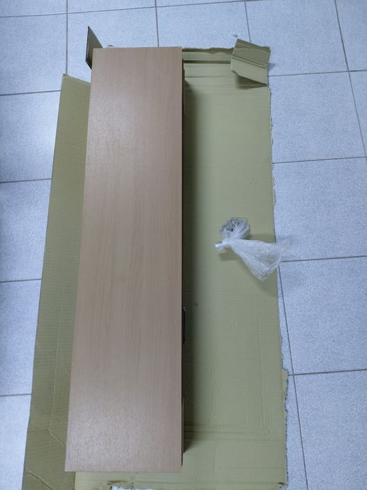 6 parteleiras de aglomerado de madeira