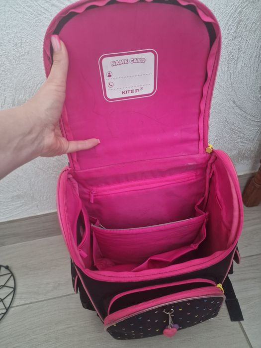 Рюкзак шкільний каркасний Kite Education Hearts K22-501S-4  для дівчин
