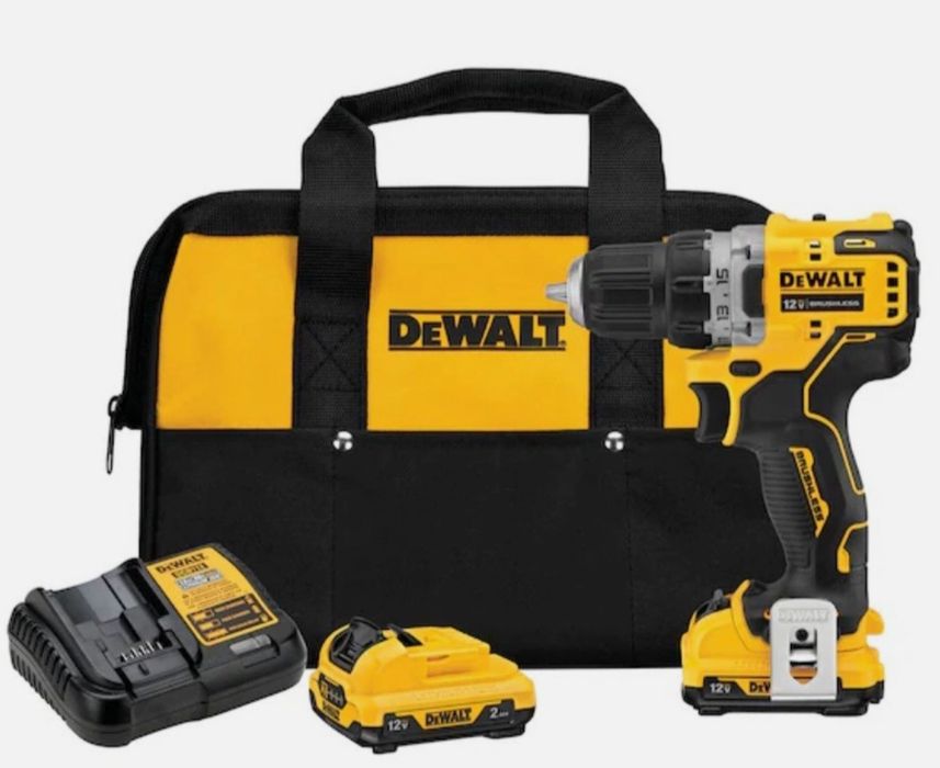 Безщітковий акумуляторний шуруповерт DEWALT DCD701F2 (DCD701D2) XTREME 12V MAX