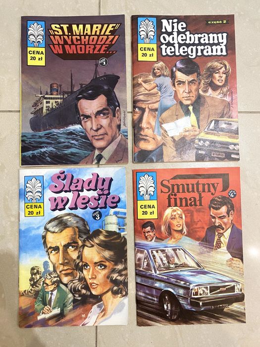 Kapitan Żbik - Seria 4 sztuki Wydanie 1 BDB