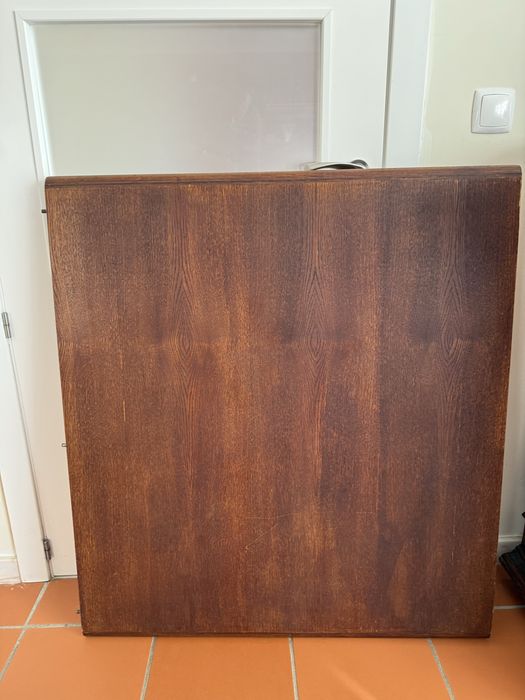 mesa extensível antiga em carvalho