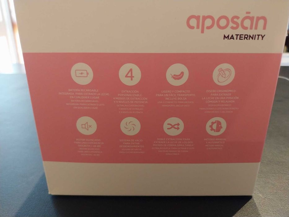Bomba de leite materno elétrico Aposán Maternity
