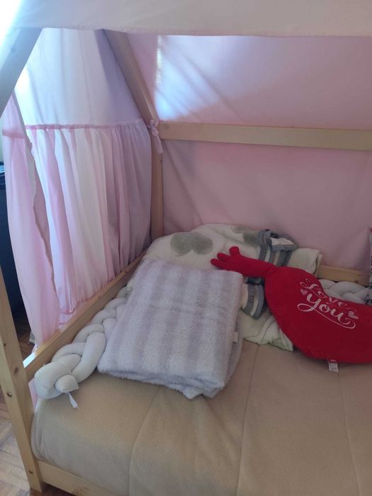 Cama Montessori 160*80 como nova colchão incluído