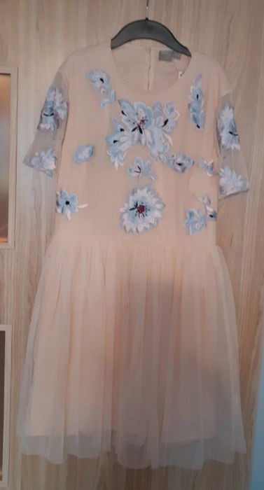 Sukienka tiulowa haft