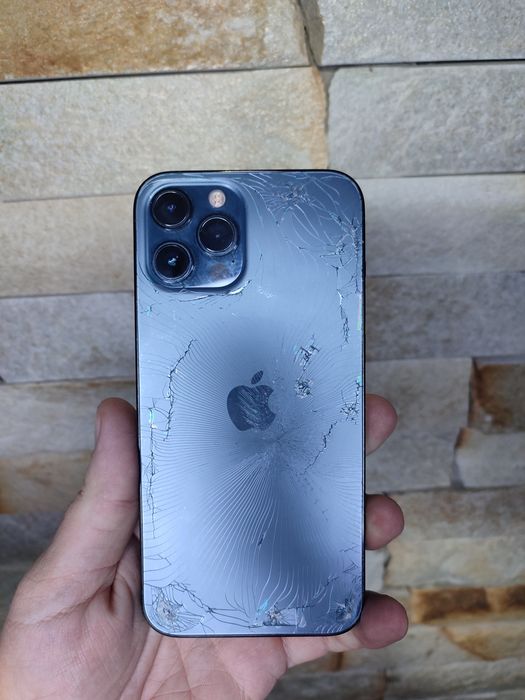 iPhone 12 Pro max 128 Pacific blue Neverloc