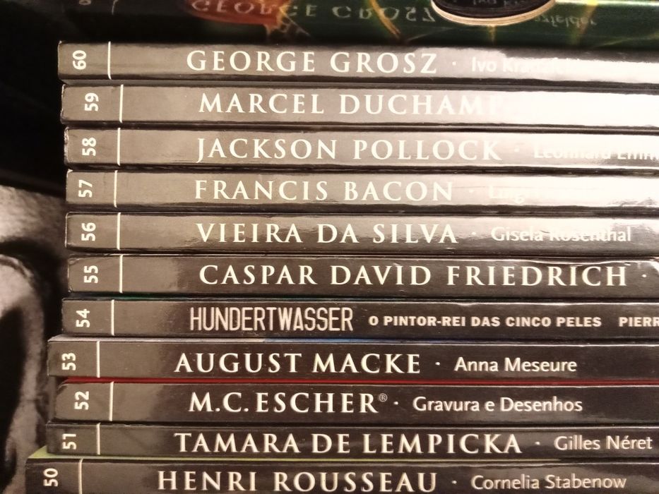 Coleção de pintores em 60 volumes