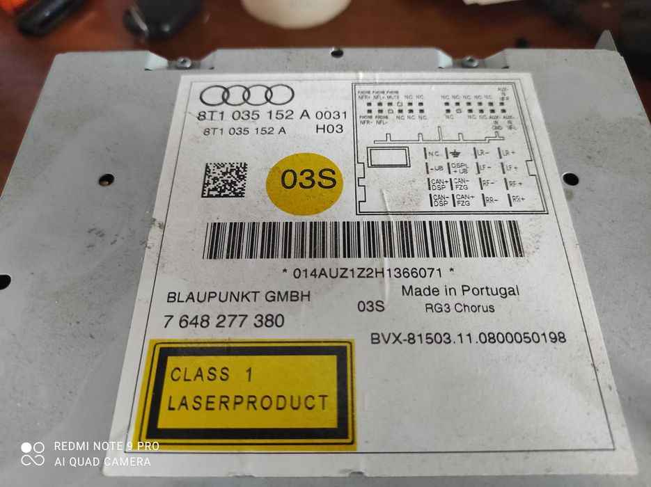 Audi a4 b8 a5 radio oryginał gwarancja