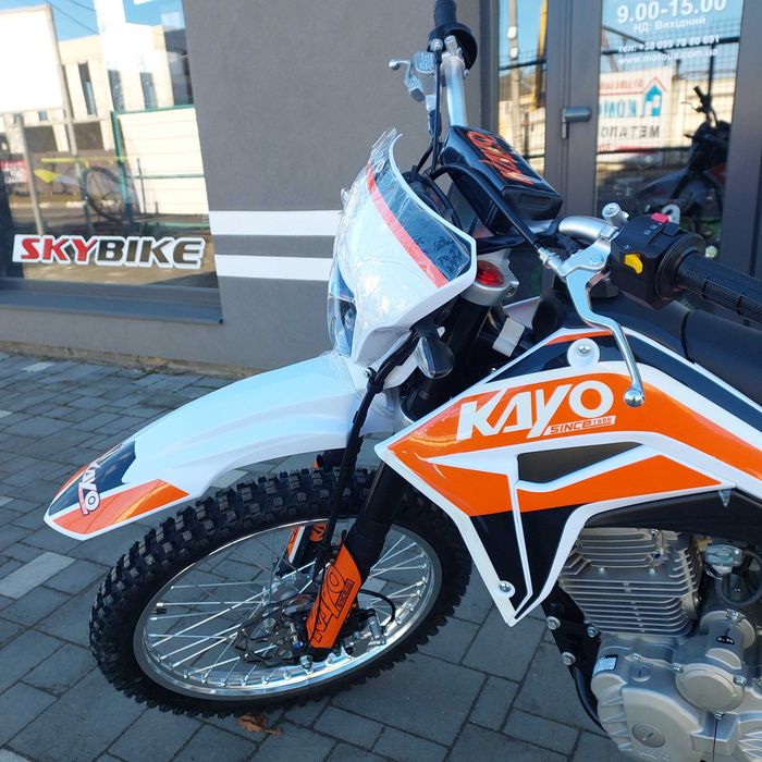 Мотоцикл кросовий KAYO T2-250, новий, гарантія, колеса 21/18, доставка